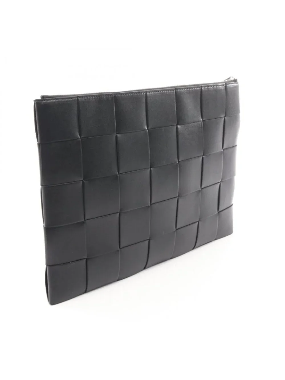 Bottega Veneta Secondbag Clutch Maxi Intrecciato Leather New